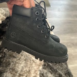 Black toddler timberland boots